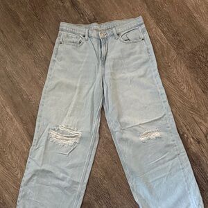 Old Navy Light Blue Boyfriend Jeans